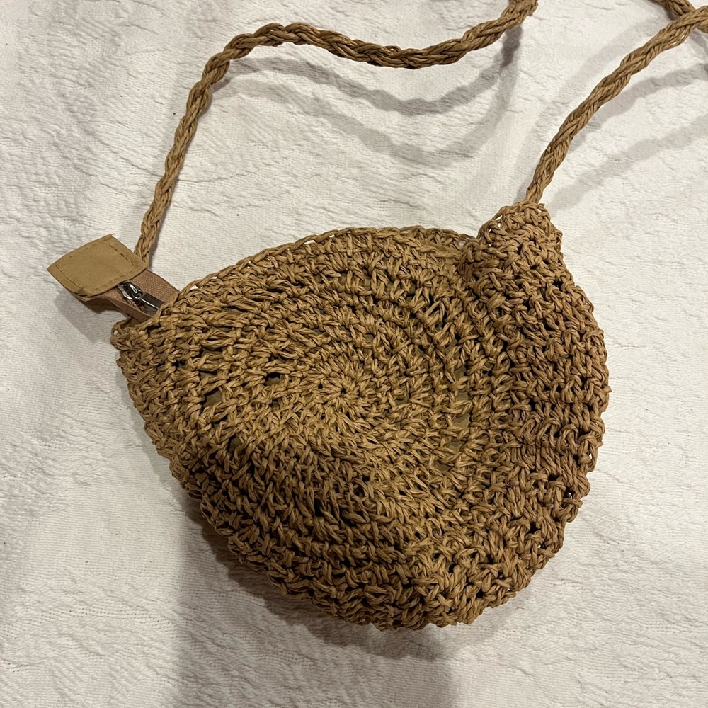 Handcrafted Tan Mini Bag - Picture 2 of 3